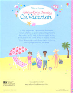 Usborne Sticker Dolly Dressing on Vacation Activity Book