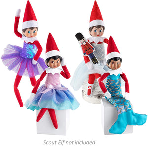The Elf on the Shelf Claus Couture Fairy Tales Set of 4 Dresses and Exclusive Joy Bag