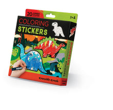 Load image into Gallery viewer, Crocodile Creek Coloring Stickers - Dinosaur