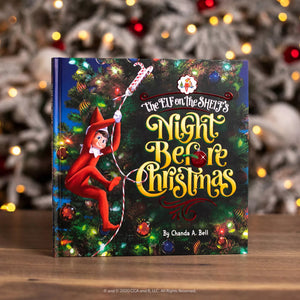 The Elf on the Shelf Christmas Time Bundle of 3: The Night Before Christmas Storybook, Scout Elf Letters to Santa Kit, and Christmas Storybook Collection