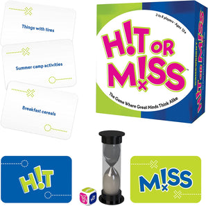 Gamewright Hit or Miss - The Game Where Great Minds Think Alike
