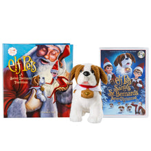 Load image into Gallery viewer, The Elf on the Shelf Christmas Tradition Pets St. Bernard &amp; DVD Santa&#39;s St. Bernards Save Christmas
