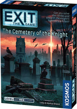 Load image into Gallery viewer, EXIT: The Game Set of 3: The Sacred Temple, The Gate Between Worlds, and The Cemetery of The Knight and Drawstring Bag