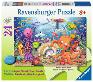 Ravensburger Fishie's Fortune 24-Piece Children's Jigsaw Floor Puzzle