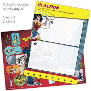 Bendon Wonder Woman Activity Book with 30 Stickers