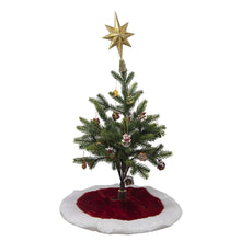 Load image into Gallery viewer, Kurt Adlery Mini Tree Christmas Decoration and Gold Tree-Topper Set