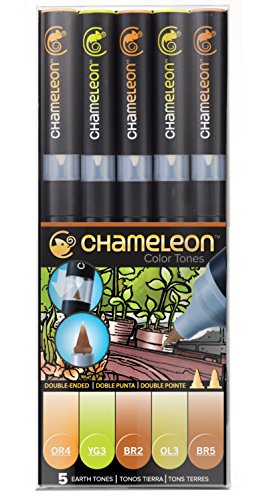 Chameleon Art Products, Chameleon 5-Pen, Earth Tones Set