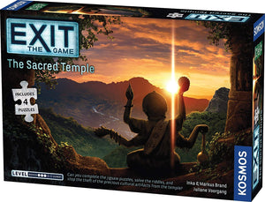 EXIT: The Game Set of 3: The Sacred Temple, The Gate Between Worlds, and The Cemetery of The Knight and Drawstring Bag
