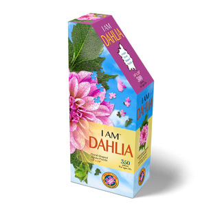 Madd Capp I AM DAHLIA Floral-Shaped Jigsaw Puzzle, 350 Pieces