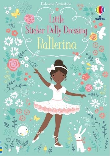 Usborne Little Sticker Dolly Dressing Ballerina Paperback Book