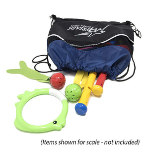 Intex Pool Diving Toys Set of 3: Underwater Fun Balls, Fish Rings, Play Sticks with a Drawstring Bag
