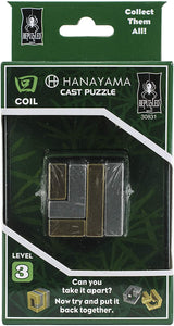 BePuzzled Hanayama Coil Cast-Metal Brain Teaser Puzzle, Level 3