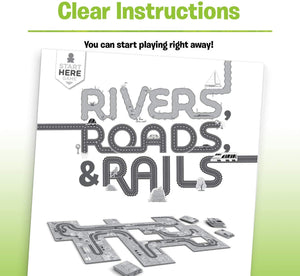 Ravensburger Rivers, Roads And Rails - Children's Game