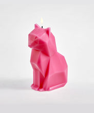 Load image into Gallery viewer, PyroPet Kisa Candle: Neon Pink - Pomegranate and White Musk Scent