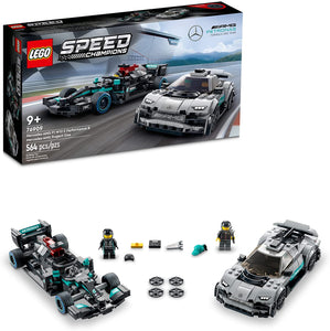 LEGO Speed Champions Mercedes-AMG F1 W12 E Performance & Mercedes-AMG Project One Building Kit