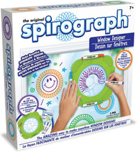 Load image into Gallery viewer, Spirograph Window Designer Art and Craft Kit for Kids Design on Windows and Mirrors Easy-to-Clean No Slip Design Ages 7+