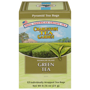 Charleston Tea Garden Wadmalaw Island Green Tea Pyramids 12 Teabags