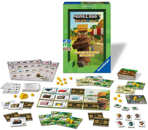 Ravensburger Minecraft: Builders & Biomes - Farmer's Market Expansion Strategy Board Game Ages 10 & Up