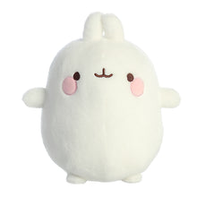 Load image into Gallery viewer, Aurora Plush Set of 4: 10&quot; Molang, 6&quot; Winter Jacket, 6&quot; Reindeer Costume and 4.5&quot; Piu Piu Molang with Drawstring Bag