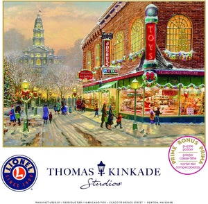 Ceaco - Thomas Kinkade Holiday 1000 Piece Jigsaw Puzzle, A Christmas Wish