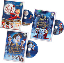 Load image into Gallery viewer, The Elf on the Shelf DVD Complete Pack: An Elf&#39;s Story,St. Bernards Save Christmas, A Fox Cub&#39;s Tale