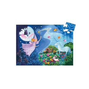 The Fairy and The Unicorn Silhouette Puzzle