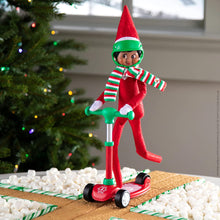 Load image into Gallery viewer, The Elf on the Shelf Claus Couture Slopes and Streets Standing Outfit Set: Stand-n-Scoot Scooter, Snow Play Ski Set, and Joy Bag