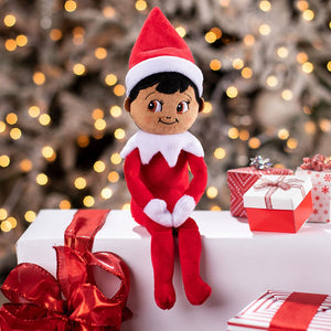 The Elf on the Shelf: Plushee Pals Snuggler Boy Dark and A Christmas Storybook Collection