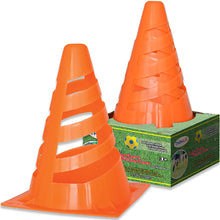 Load image into Gallery viewer, Thin Air Brands Agility Training Sport Cone 12 Pack - for Soccer, Sports, Events, School, or Field Markers - for Kids and Adults, Orange