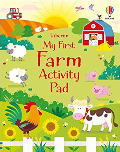Usborne My First Farm Activity Pad Paperback Book