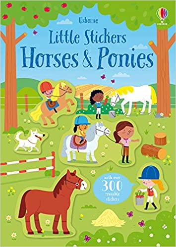 Usborne Little Stickers Horses & Ponies Paperback Book