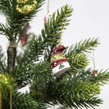 Load image into Gallery viewer, Kurt Adlery Mini Tree Christmas Decoration and Gold Tree-Topper Set