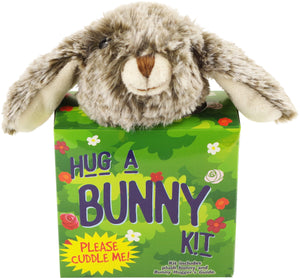 Peter Pauper Press Hug A Bunny Kit - Plush Toy Rabbit and Book