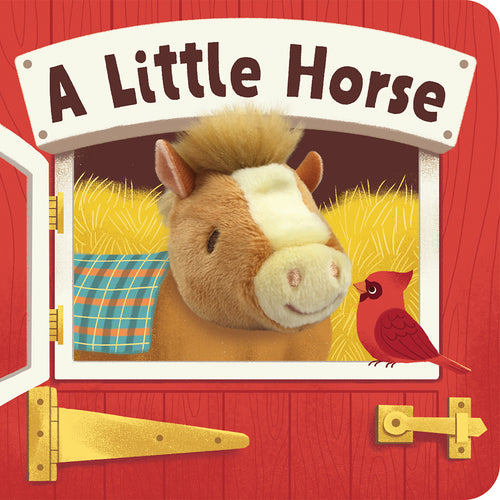 A Little Horse Chunky Board Book with Finger Puppet
