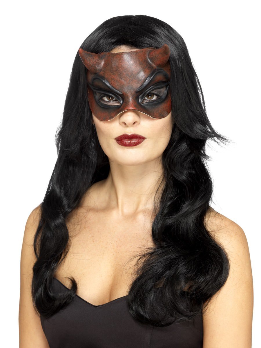 Smiffys Women's Masquerade Devil Mask