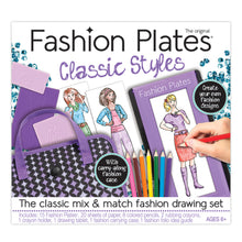 Load image into Gallery viewer, Fashion Plates Classic Styles — Mix-and-Match Drawing Set — Make 100s of Fabulous Fashion Designs — Ages 6+