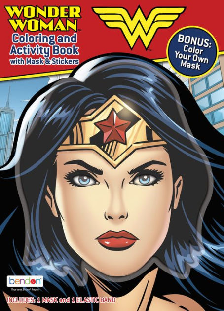 Bendon Wonder Woman Coloring & Activity Book with Mask