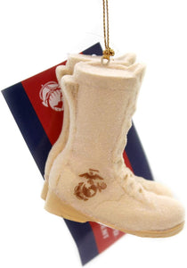 Kurt Adler 2.75" Resin U.S. Marine Corps® Combat Boots Ornament