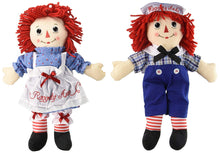 Load image into Gallery viewer, Aurora Bundle of 2 Dolls - Large 16&#39;&#39; Classic Raggedy Ann and Raggedy Andy