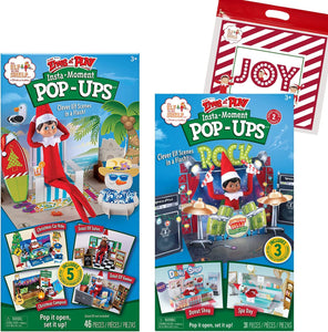 The Elf on the Shelf Scout Elves at Play Insta-Moment Pop-Ups: Series 1 and Series 2 Complete Pack, with Exclusive Joy Bag