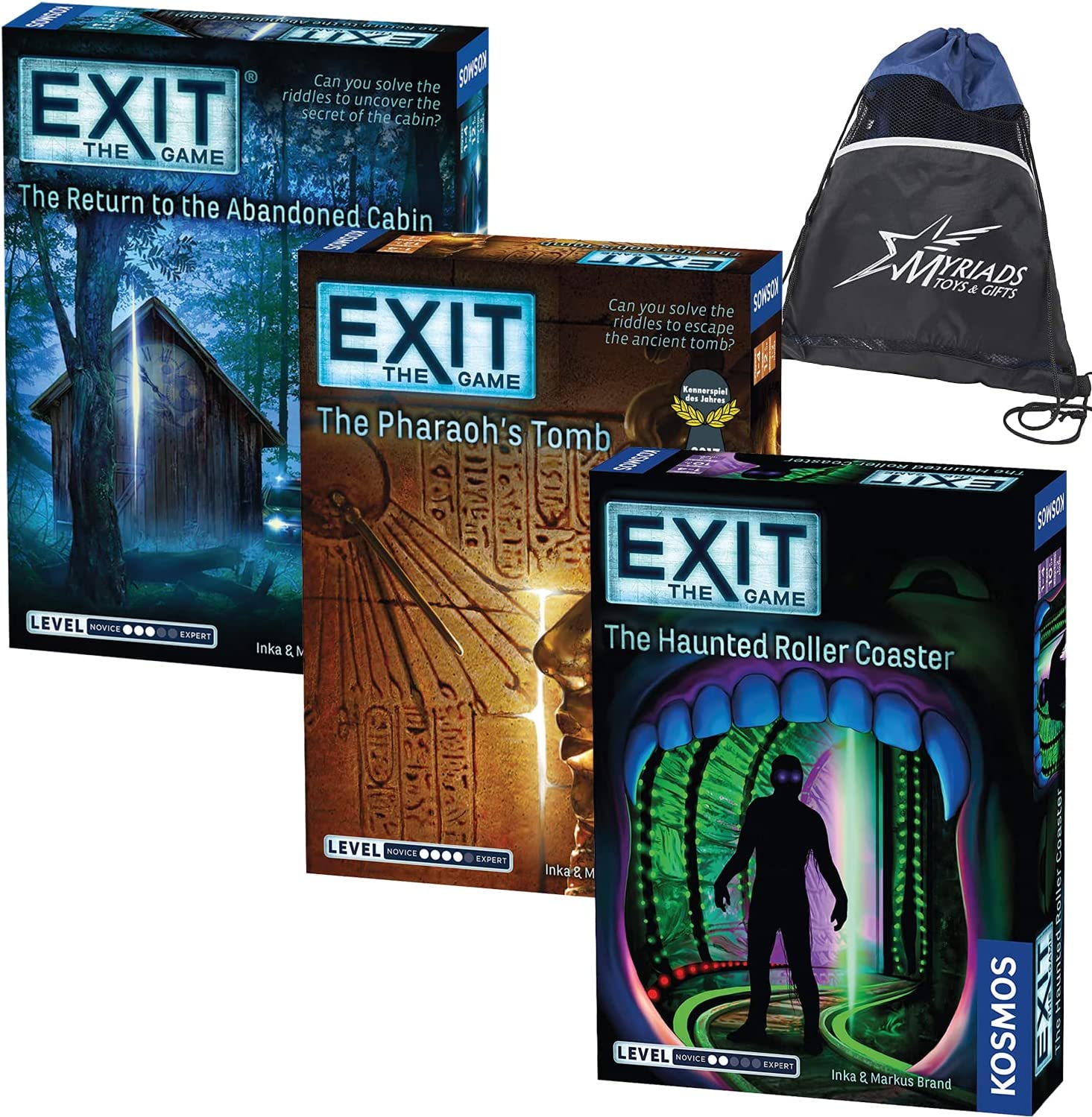 Exit: The Game Escape Room Game Bundle: The Pharaoh's Tomb, The Return –  Myriads Gifts