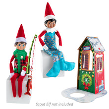 Load image into Gallery viewer, The Elf on the Shelf Christmas Catch Set: Merry Merry Mermaid and Frosted Fishing Hut