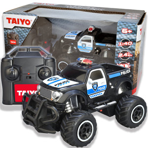 Thin Air Brands Mini RC Police Truck 1:40 Scale
