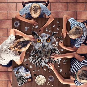 Madd Capp I AM OWL Animal-Shaped Jigsaw Puzzle, 300 Pieces