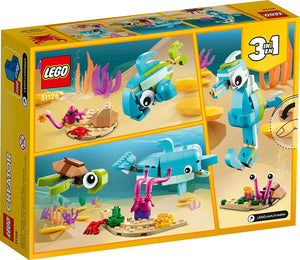 LEGO Creator 3in1 Dolphin and Turtle Building Kit