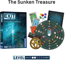 Load image into Gallery viewer, EXIT: The Game 4-Pack Escape Room Beginner Bundle: Haunted Roller Coaster, Sunken Treasure, Mysterious Museum, House of Riddles