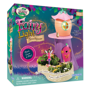 My Fairy Garden - Light Treehouse -- Color-Changing Light That Moves! -- Plant and Grow Your Own Magical Garden -- Ages 4+