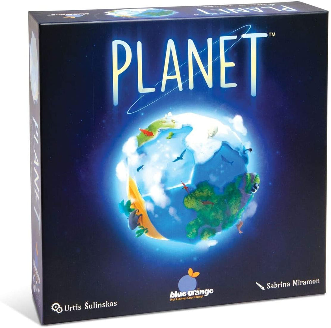 Blue Orange Games Planet Board Game - Award Winning Kids, Family or Adult Strategy 3D Board Game for 2 to 4 Players for Ages 8 & Up