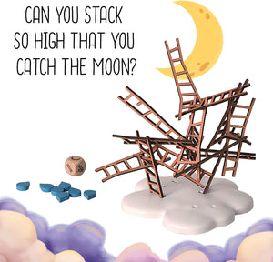 Catch The Moon Dexterity Stacking Board Game for 1 to 6 Players Ages 8+