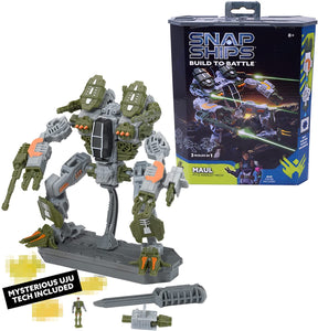 SNAP SHIPS Forge Maul FT-12 Assault Mech -- Build to Battle -- No Batteries Required -- Build 3 Different Designs --8+